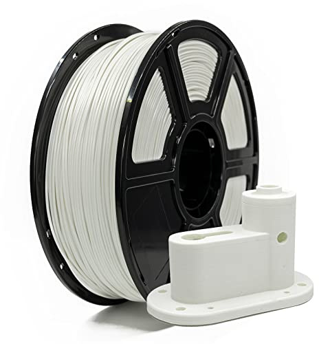 Flashforge Filamento ASA 1.75mm, Carrete de 1kg de Filamento para Impresora 3D,Precisión dimensional +/- 0.02mm,Alta resistencia UV, Perfecto para imprimir piezas funcionales de exterior (blanco)