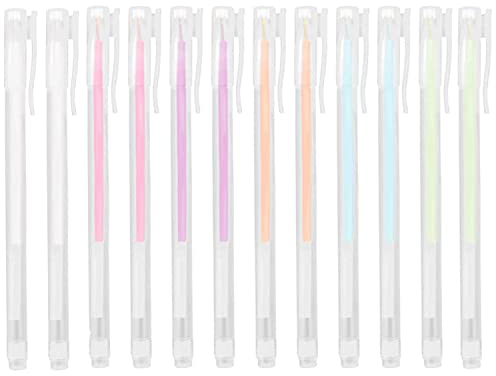 12 Stücke Schnell trocknender Klebestift, Schnelltrocknender klebestifte für Sammelalbum, Feiner Klebestift, Scrapbook Schnelltrocknender Klebestift, Selbstklebende Klebestifte (Farbe)