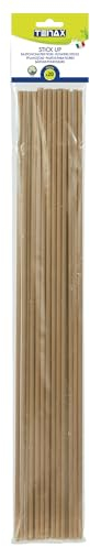 Tenax Stick Up, Tuteurs pour Plantes, Hauteur 60 cm Beige, 20 Pièces, Petits Tuteurs en Plastique pour Soutenir Les Plantes et Les Fleurs en Pots