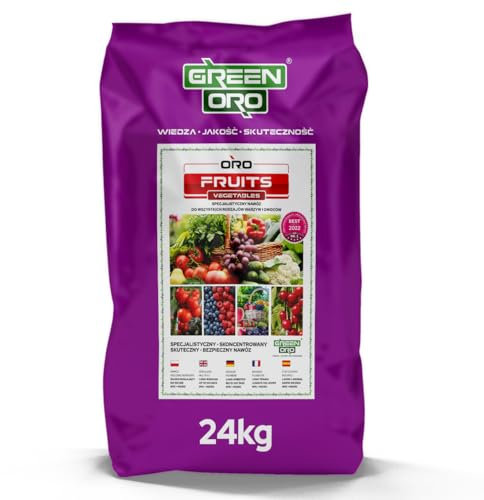 GREEN ORO ORO FRUITS 1,5KG – Engrais spécial pour fruits & légumes, longue durée, régénérant, pour fraises, framboises, vignes, arbres fruitiers et plus