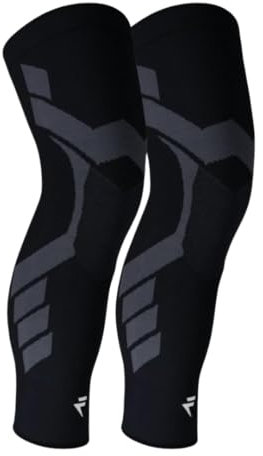 Flytex - Maintiens de Compression V2 - Soulagement Douleurs & Blessures aux Genoux - Arthrose, Menisque Fissuré, Ligament Croisé, Essui-Glace - Idéal pour Running, Rando, Vélo, Fitness, Basketball, M