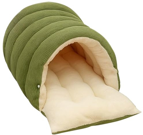Lit Fermé À Chat - Niche Confortable pour Chien en Forme De Nid - Lit De Caverne Confortable pour Animaux - pour Intérieur Extérieur Chaton Chiot Chats Chiens Chambre Hiver Maison Salon