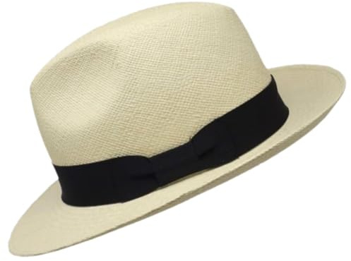 Gamboa Hecho en Ecuador Sombrero Panama Protección Grado 7-8 Hombre Mujer Paja Toquilla Original Verano Fedora
