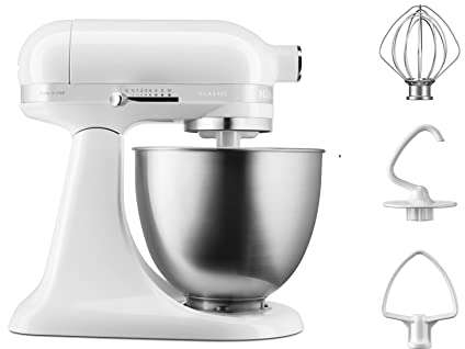 Kitchenaid 5KSM3310XEWH Robot pâtissier Mini classic