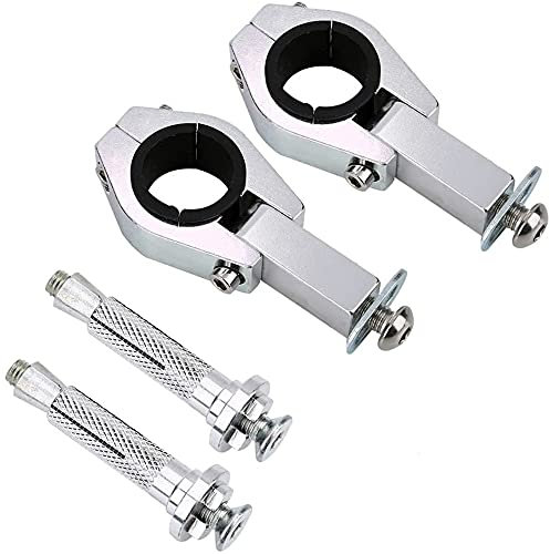 ANCLLO 28mm modificado Manillar Handguard Abrazadera Mano Guardia Motocicleta Mano Cepillos Protectores Paramanos Abrazadera Kit de montaje para la mayoría de la motocicleta