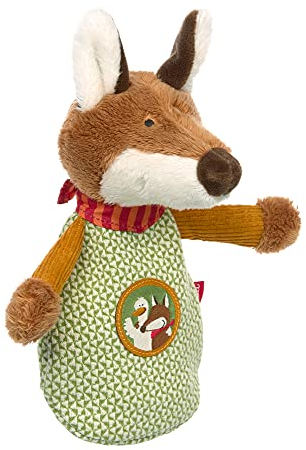 SIGIKID 39385 Wärmekissen klein Forest Fox Mädchen und Jungen Babyspielzeug empfohlen ab Geburt grün/braun