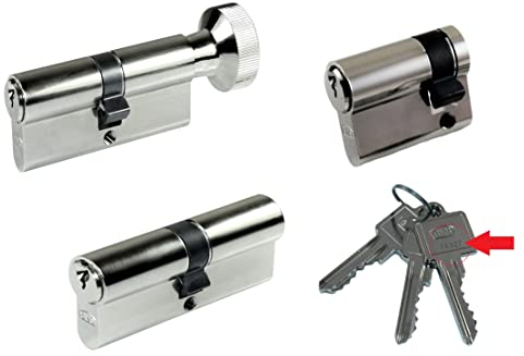 BKS Profilzylinder, Knaufzylinder, Halbzylinder für vorhandene Schließungen der Serie PZ 88 (für Schließungsnummer von 50001 bis 80453) (BKS Mehrschlüssel, BKS Mehrschlüssel)