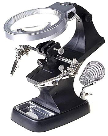 Lupen Wartung Lupe Werkzeug 8X Desktop Multifunktionsglas Uhr Handy Elektronischer Schweißverstärker Efficency