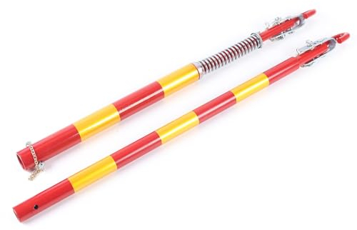 KEESUNG Asta di Traino da 5000 kg, 5T Ammortizzata per Auto, di Traino con tampone a Molla, Barra di Traino di Sicurezza in Acciaio ammortizzato