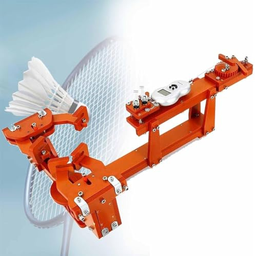 DPDZSW Comoda Macchina Incordatrice Elettronica con Sistema di Tensionamento Rotondo per Racchette da Tennis, Badminton E Squash