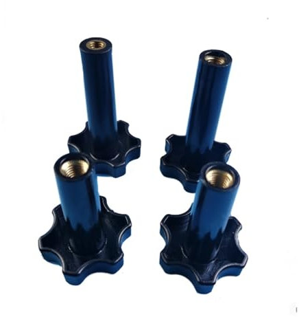 Écrous de serrage M10 à quatre pièces, vis de remplacement, compatibles avec les machines à crème glacée molle Vevor /YKF/BQL, vis en plastique noir M10, accessoires for machine à crème glacée molle,