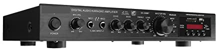 Amplificatore, amplificatore per auto, 4000W 5 canali Stereo AV Power 5CH Car Subwoofer Altoparlanti LED Amplificatore digitale for