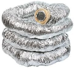 Insulated Flexible Ventilation Duct Hose - Exhaust Hose - Duct Hose for Heating and Cooling - Air Conditioning (5 (125mm) X 10m)