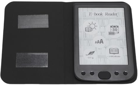 E Lector de Libros, Lector E Eye Frieny 6 Pulgadas con Estuche Protector para Viajar (16GB)