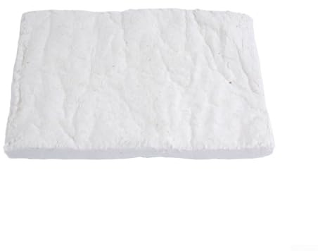 Manta de seguridad de fibra de silicato de magnesio y calcio para chimenea y quemador de gel, protección contra altas temperaturas (30 x 20 x 3 cm)