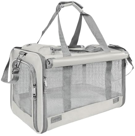 Pequeño transportín para gatos Hasta 9 kg Bolsa de Viaje Transpirable y