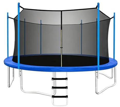 Trampolinsäkerhetsnät Runt Ramskydd med Justerbara Band | Utomhus Trampolinnät För Utomhuslekplats Trädgård Camping Uteplats Hemmagym