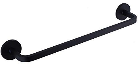 LEKUSHA Magnetic Towel Bar for Refrigerator, Magnetic Towel Holder Towel Hook Hanger for Fridge, Kitchen Stove, Oven, Dishwasher, Sink Laundry Washing Machine Black