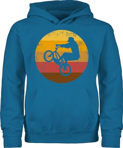 Shirtracer Kinder Hoodie Jungen Mädchen - Sport Kleidung - Radsport Geschenk BMX Fahrer Geschenk Radfahrer I - 152 (12/13 Jahre) - Himmelblau - Geschenke für fahrradliebhaber Hoody 25. Geburtstag Rad