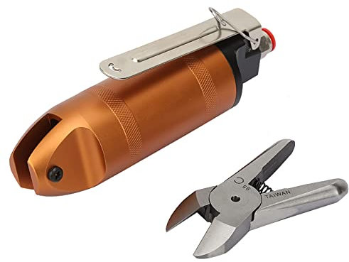 XTevu Pneumatic Scissors,HS20 Air Scissors Pneumatic Nipper Tool,Alloy Steel Cutting Pliers,Pneumatic Cutter Head for Iron Stainless Steel Brass Wire(HS20-S5)