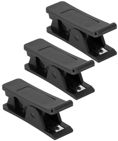 Soft Tubing Cutter, 3 Pcs PTFE Tubing Cutter Capacity Soft Tube Cutter Plastic Tubing Cutter for Nylon PVC PU Pipe, Tools (Black)