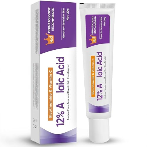 12% Acid Spot Cream | Night Face Moisturizer for Acne Prone Skin Dark Spot Remover & Redness Reducer Even Skin Tone | Pimple Cream Facial Serum