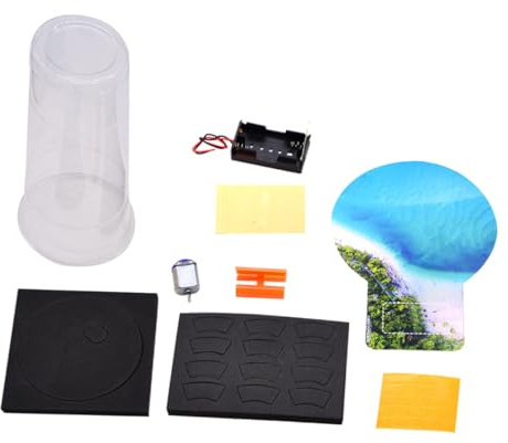DECHOUS Electric Tornado Maker Kit for Battery-powered Weather and Physics with Design Educational Science Experiment for Interdisciplinary Learning and Critical Thinking Development