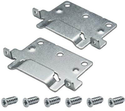 Placa de montaje apta para vigas centrales SKORVA 116791 de Ikea, juego de 2 unidades, incluye tornillos, herrajes de cama para MALM, HEMNES, BRIMNES, ideal para furgonetas y camas de autocaravanas