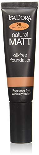 Isadora Natural Matt Oil-Free 25 Mokka Foundation, 35 ml