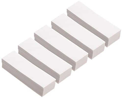 POPETPOP Lot de 500 bandes de papier pour chromatographie - Pour séparer les pigments - Pour expériences scientifiques - Pour chimie, laboratoire, salle de classe, école