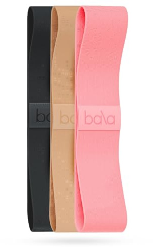 Bala Booty Bands Resistance Bands for Women & Men - Elastic Exercise Bands for Working Out - Wrist, Ankle, Legs & Booty Bands - Workout Resistance Bands for Yoga, Pilates, Strength Training