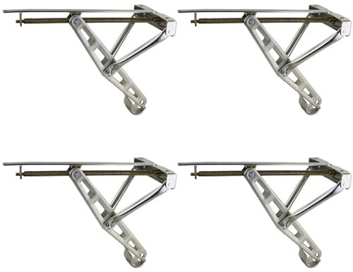 4x Wohnwagenstütze Ausdrehstütze Anhänger Caravanstütze Kurbelstütze bis 580mm