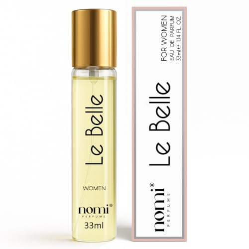 Nomi Perfume für Frauen, 33ml, (LE BELLE) Eau de Parfum mit 20% Duftölen, Süße Frische & Blumige Eleganz, Lang anhaltender Duft