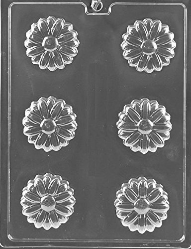 Grandmama's Goodies F121 Daisy Flower Cookie Chocolate Candy Soap Mold with Exclusive Molding Instructions