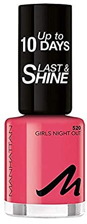 Manhattan Last und Shine Nagellack, Nr.520 Girls Night Out, 1er Pack (1 X 10 ml)
