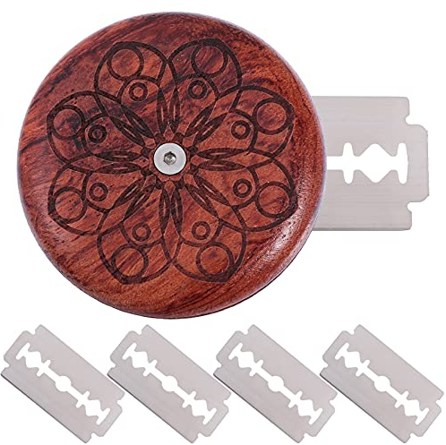 Angoily 1 Set Bäckermesser Tool, Brot Lame Cutter Teig Scoring Hieb Teigmesser Bäckermesser mit 5 Rasierklinge für DIY Brotteig Muster