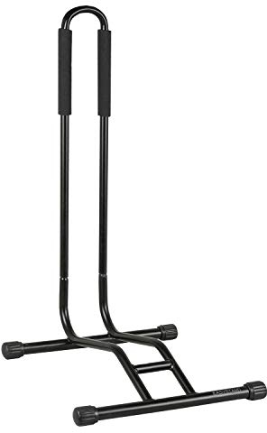 P4B | Shopständer für Fahrräder von 20 bis 29 Zoll | Für Reifenbreite 2.50 bis 3.25 Zoll | Fahrradständer geeignet für Vorderrad oder Hinterrad | Bodenständer | Radständer E-Bike