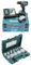 Makita DDF485RTJ Akku-Bohrschrauber 18V / 5,0 Ah, 2 Akkus + Ladegerät im MAKPAC + Lochsägenset universal 16tlg