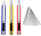 Couteau Utilitaire Rétractable, Box Cutter, 3 Pièces Cutter Professionnel, Couteau à Tapis, Cutters à Lame Rétractable, Cutter Couteau, Cutters Rétractables, Couteau Cutter, avec 10 Lames Sécables