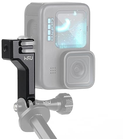 HSU vertikalt fäste för GoPro, 90-graders aluminiumlegering adapter för Hero 12/11/10/9/8/7/6/5/4/3 actionkameror