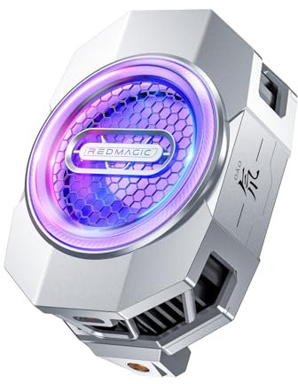 nubia Raffreddatore per Telefono 6, 30W Ventola di Raffreddamento per iPhone/Android da 70-85mm Dissipatore, Clip Estensibile Con La Maggior Parte dei Bracci Magici, Montaggio Treppiede