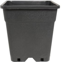 5 x Pflanztopf in Verschiedene Größen Anzucht Töpfe Grow viereckig Kübel (25 L / 32 x 32 x 35 cm)