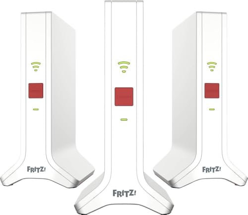 Mesh Set 4200 Dual-Band [2.4 GHz/5 GHz] Wi-Fi 6E [802.11ax] Rojo, Blanco 2x2/4x4 (Fritz Mesh Set 4200 3-Pack - DE FACHHANDEL)