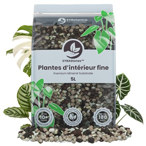 Sybotanica Fine Houseplant Mineral Mix 5L, SYBAStones Semi-Hydro Substrate
