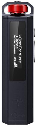 FiiO SNOWSKY Echo Nano Retro HiFi Music Player with Scroll Wheel, CS43131 DAC, USB DAC, Lossless Audio Player Supporting DSD256/FLAC/WAV/MP3, 3.5mm Output, 256GB Expansion (Black)