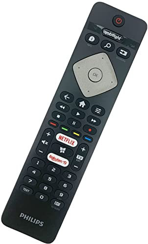 Universal TV Remote Control Compatible with Philips 50PUS6754/12 50PUS6704/12 43PUS6754/12 43PUS6704/12 Ambilight Smart LED