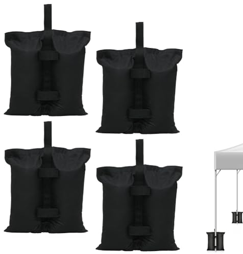 Pavillon Sandsäcke Pavillon Gewichte Gewichte Pavillon Sandsäcke Gewichte für Pavillon Sandsäcke zum Beschweren Oxford Verdicken Sandsack Beschwerung für Pavillon Sonnenschirm Trampolin Outdoor 4PCS