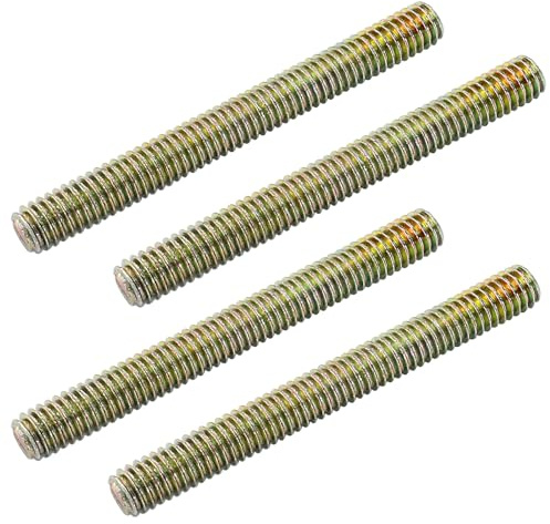 Hordion 8pcs Fully Threaded Rod 5/16-18, 3 Length, Zinc Plated All Threaded Rods Carbon Steel Thread Screw for Furniture Assembly Fastening