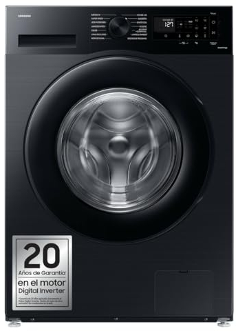 Lavadora Samsung 11Kg con Tecnología AI EcoBubble™ y Programa Super Speed 39, Clase A, Negra - WW11DG5B25ABEC [Clase de eficiencia energética A]