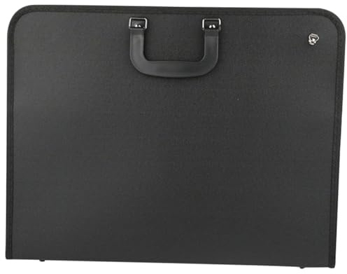 SHINEOFI Bolsa de Dibujo de Artista Carpeta A3 Ligera de 600d Oxford con Asa, Fácil de Transportar para Almacenamiento y Transporte de Obras Artísticas